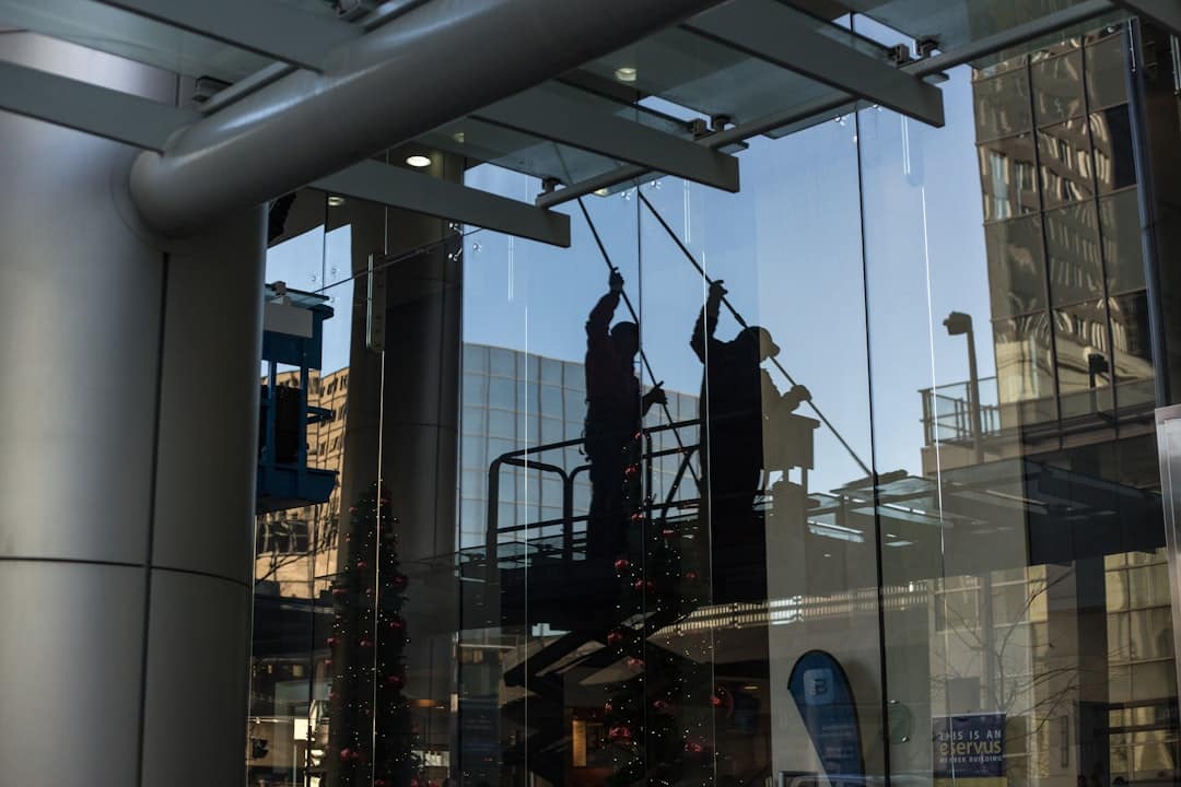 Photo window cleaning